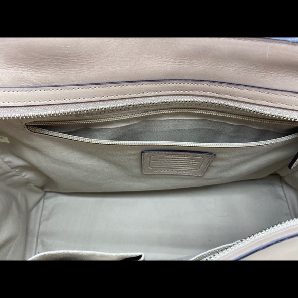 Tan Leather Coach Handbag - Picture 4 of 5